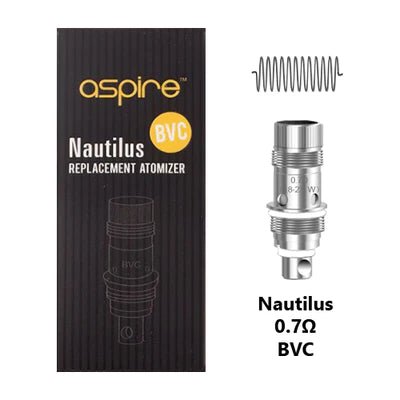 aspire nautilus bvc coils (5pcs/pack) aspire nautilus bvc coils (5pcs/pack)