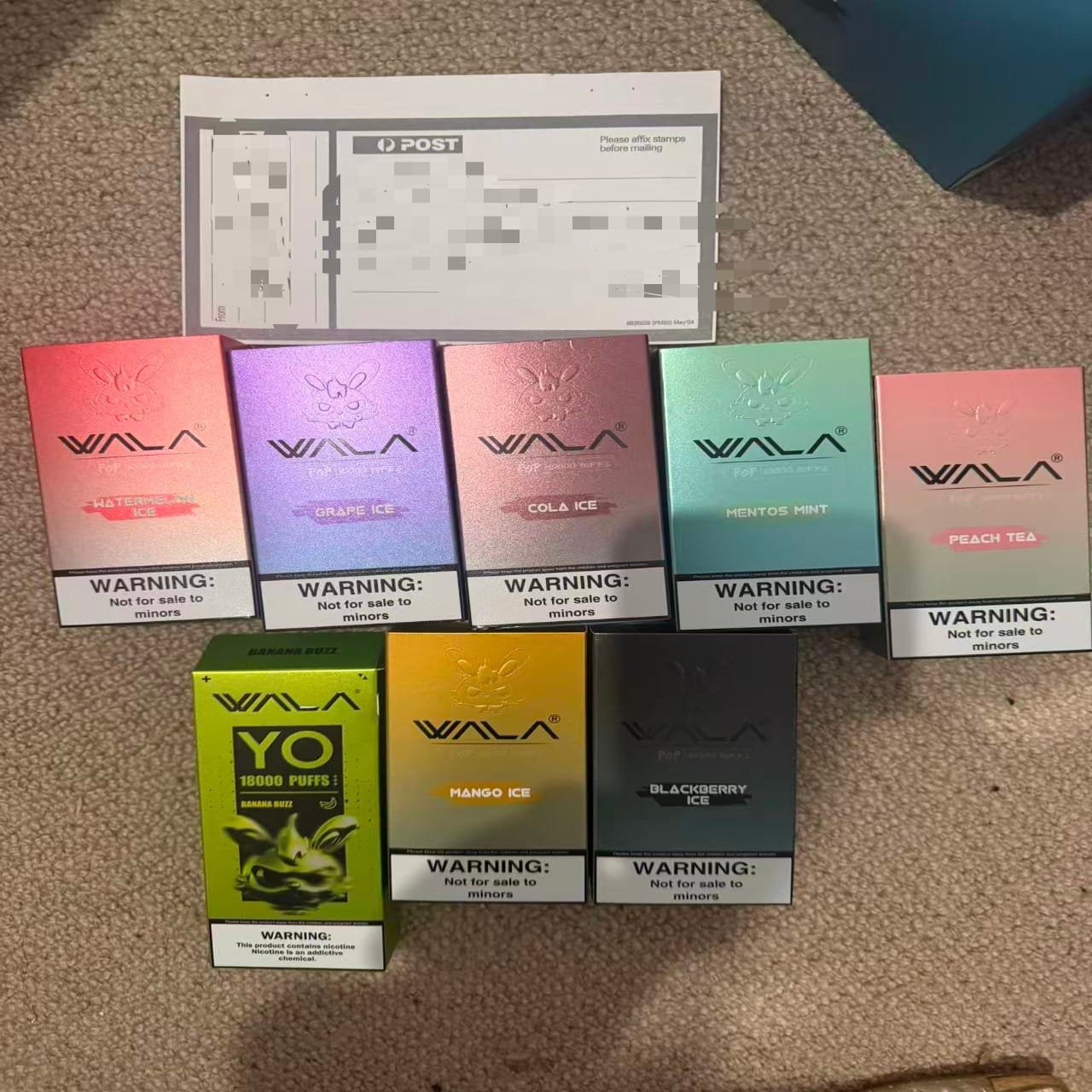 wala yo 18000 puffs 20 pack multiple flavors wala yo 18000 puffs 20 pack multiple flavors