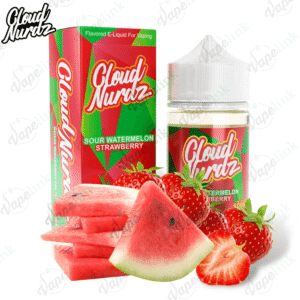 cloud nurdz sour watermelon strawberry 100ml usa