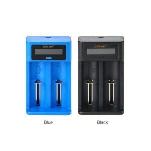 golisi i2 smart usb charger with lcd screen (2 bay)