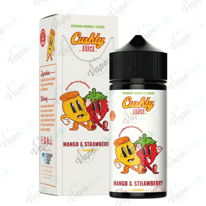 cushty juice mango and strawberry 100ml cushty juice mango and strawberry 100ml