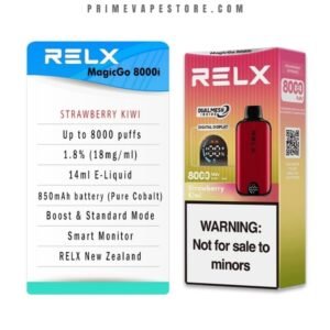 relx magicgo 8000 puffs strawberry kiwi