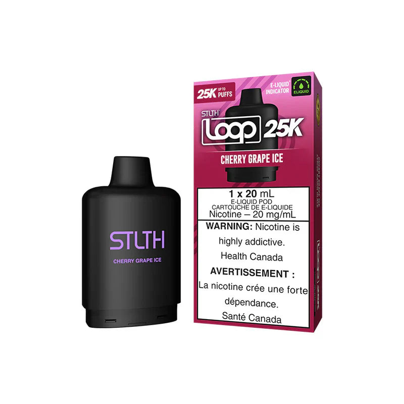 stlth loop 25k replacement pod 20ml 25000 puff stlth loop 25k replacement pod 20ml 25000 puff