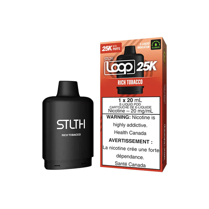 stlth loop 25k replacement pod 20ml 25000 puff stlth loop 25k replacement pod 20ml 25000 puff