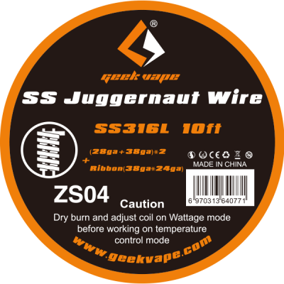 geekvape stainless steel coil wires ss geekvape stainless steel coil wires ss