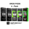 Vaporesso XROS Pod Cartridges 2ml/3ml 4-Pack import placeholder for 4671262982210