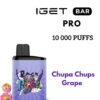 IGET BAR PRO – CHUPA CHUPS GRAPE – 10 000 PUFFS import placeholder for 21430