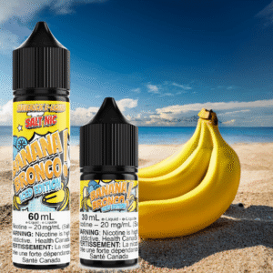 banana bronco iced salt by maverick e liquid 60ml
