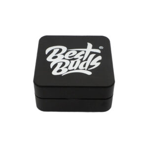 best buds flat square aluminium grinder 2 parts (50mm)
