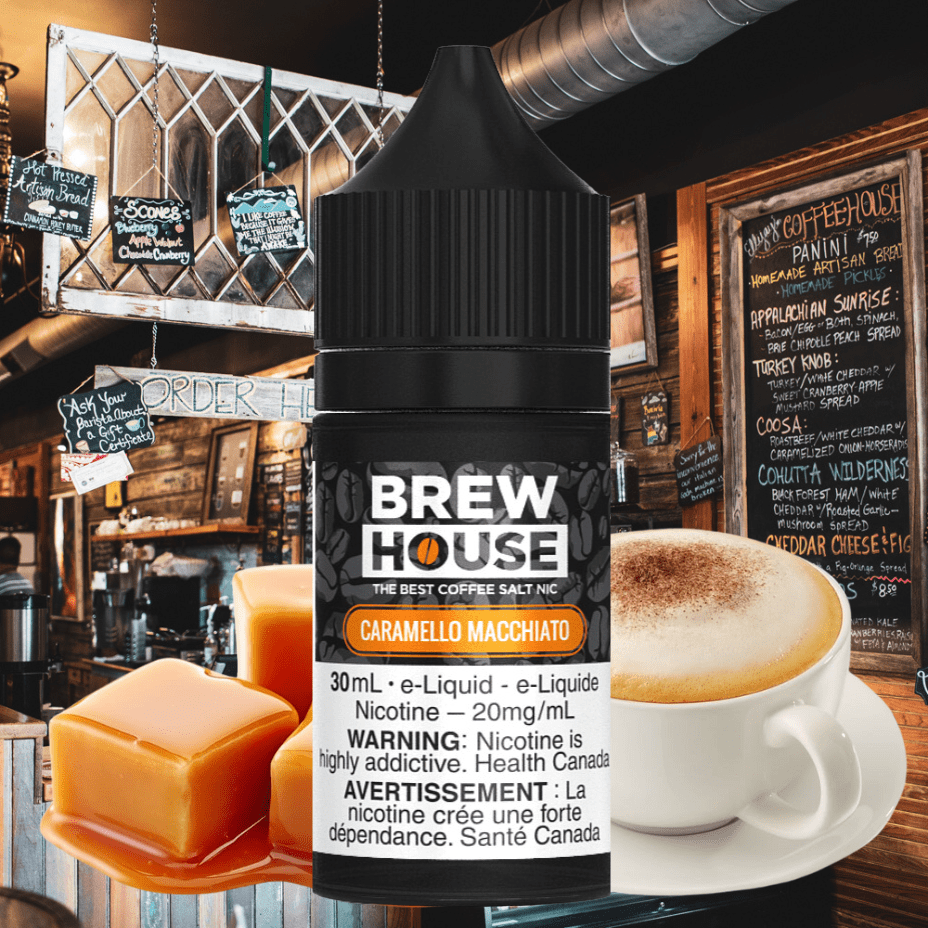 caramello macchiato salt by brew house e liquid caramello macchiato salt by brew house e liquid