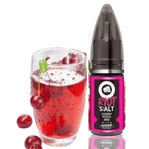 cherry fizzle salt by riot squad e liquid