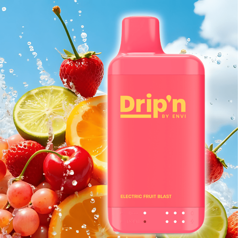 drip'n by envi 16k disposable vape electric fruit blast drip'n by envi 16k disposable vape electric fruit blast
