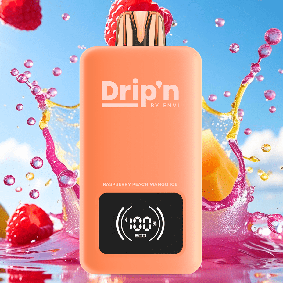 drip'n by envi 70k disposable vape raspberry peach mango ice drip'n by envi 70k disposable vape raspberry peach mango ice