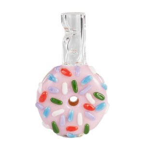 potv x empire glass pink frosted donut