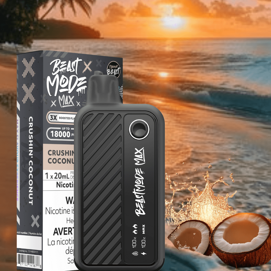 flavour beast beast mode max 18k disposable crushin coconut flavour beast beast mode max 18k disposable crushin coconut