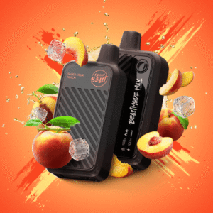 flavour beast beast mode max 18k disposable super sour peach