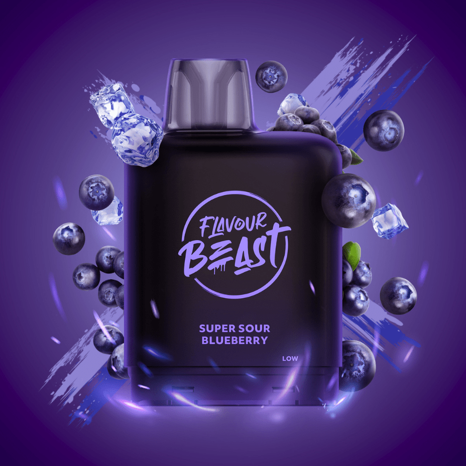 flavour beast level x boost g2 pod super sour blueberry flavour beast level x boost g2 pod super sour blueberry