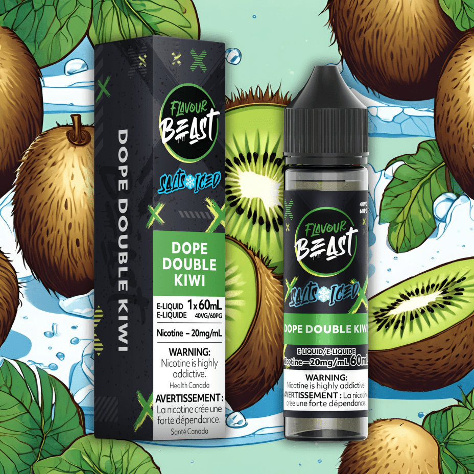 flavour beast salt 60ml dope double kiwi flavour beast salt 60ml dope double kiwi