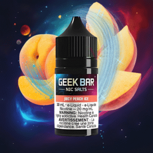 geek bar nic salt juicy peach ice