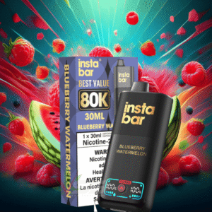 insta bar 80k disposable vape blueberry watermelon