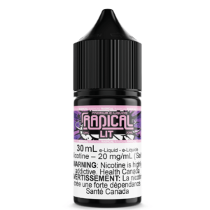 lit salt nic by radical e liquid