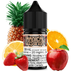 major key salt nic by radical e liquid