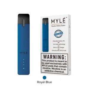 myle all in one pod starter kit 240mah + bonus 4 pack empty refillable cartdridges