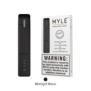 myle all in one pod starter kit 240mah + bonus 4 pack empty refillable cartdridges
