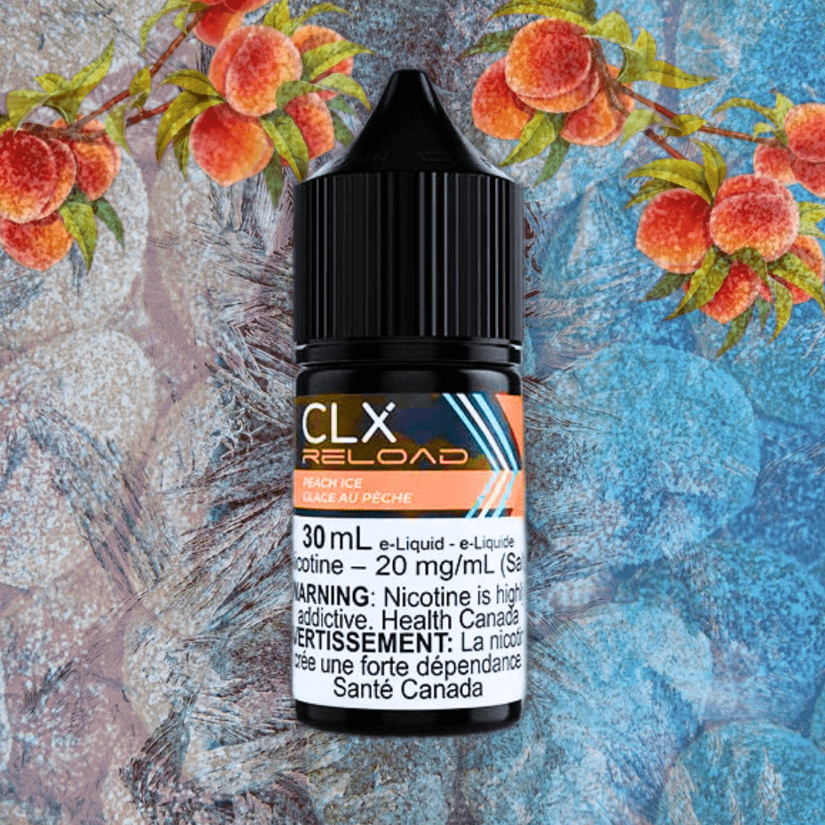 peach ice salt by clx reload e liquid peach ice salt by clx reload e liquid