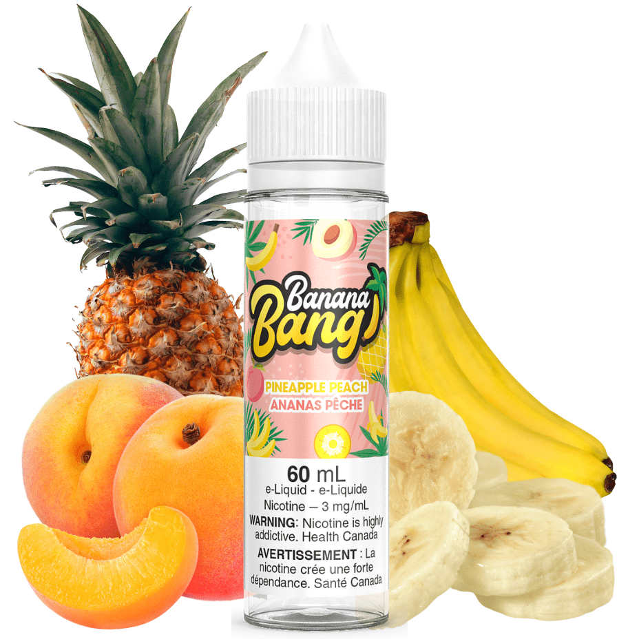 pineapple peach by banana bang e liquid pineapple peach by banana bang e liquid