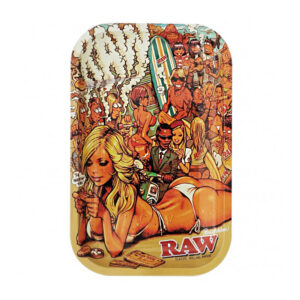 raw x rjb summer metal rolling tray