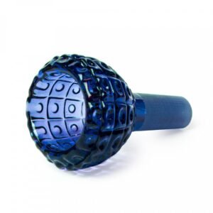 red eye glass 14mm dot matrix carved bowl pull out