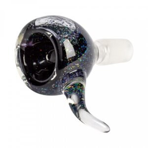 red eye glass 14mm sparkle liquid pull out bowl