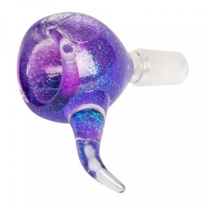 red eye glass 14mm sparkle liquid pull out bowl