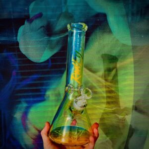 red eye tek 7mm synth beaker bong 15"