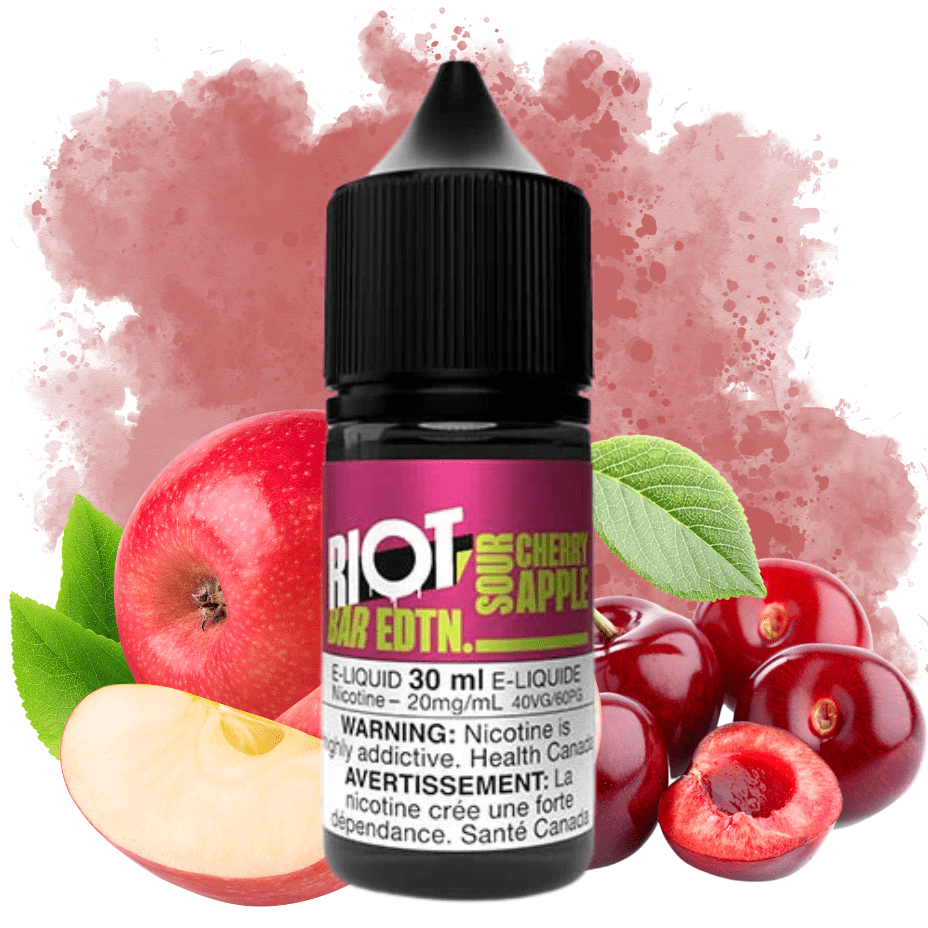 sour cherry apple salt by riot bar sour cherry apple salt by riot bar